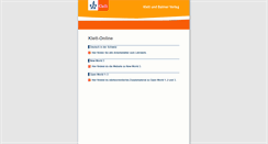 Desktop Screenshot of klett-online.ch
